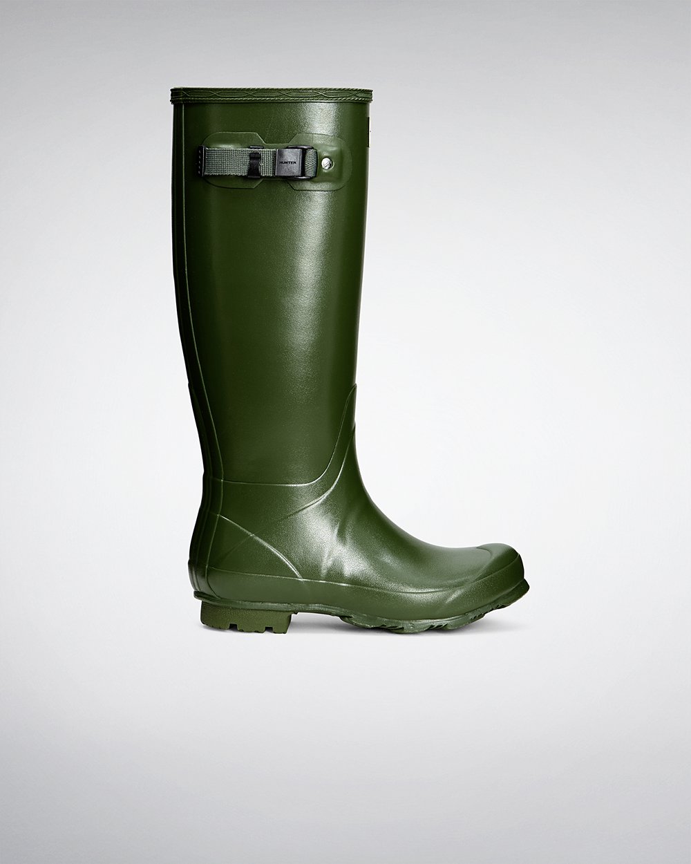 Galochas Altas Hunter Feminina Verdes - Norris Field - 98OCTJHMR